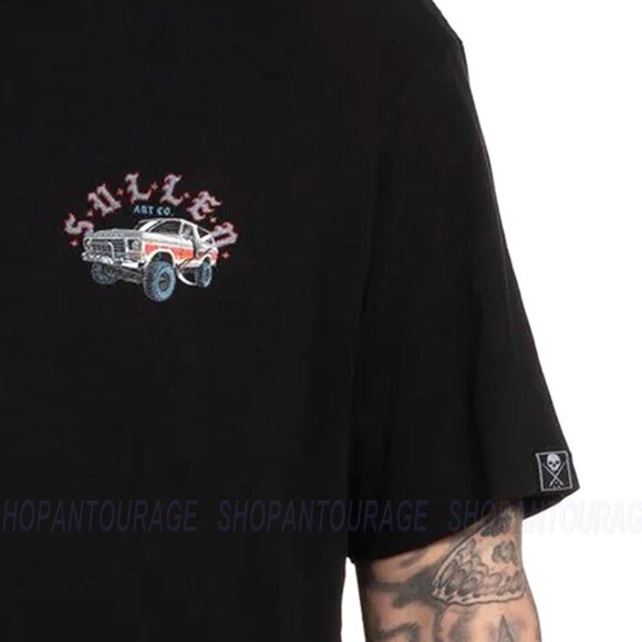 Sullen Art Collective End Of The Road Premium Fit SCM6545 New Short Sleeve T-shi - Picture 5 of 7